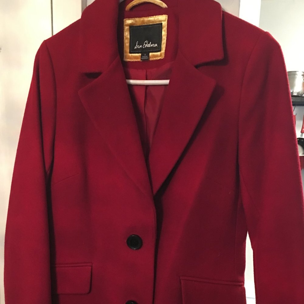 STUNNING SAM EDELMAN MID-LENGTH WOOL COAT